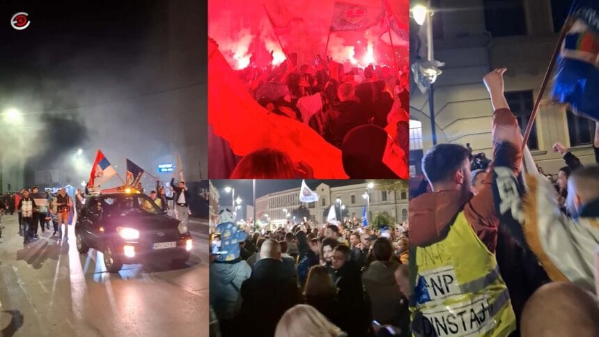 Studenti novi Pazar doček Čačak oktobar 2025