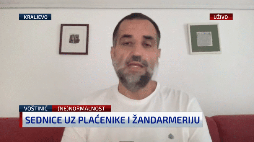 Predrag Voštinić: Vlast uvodi plaćenike i Žandarmeriju, situacija će eskalirati