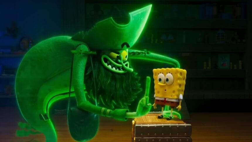 Film sunđer Bob Kockalone Prokletstvo pirata nastavlja bioskopske projekcije od 8 do 14 januara u 2D formatu svakog dana od 18 časova