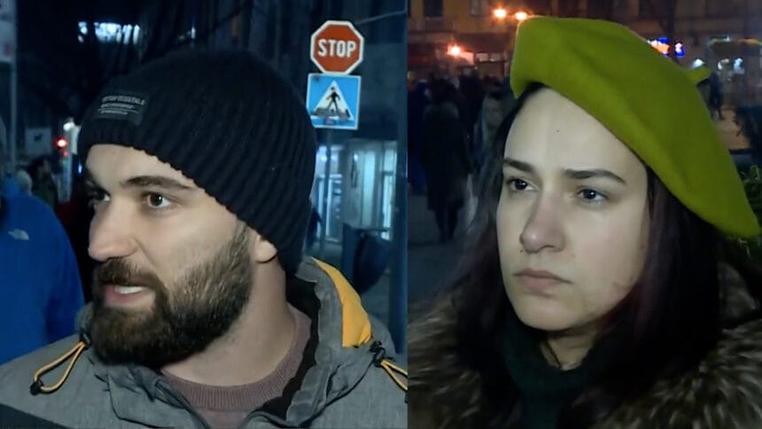 Sara i Lazar protest Kraljevo n1
