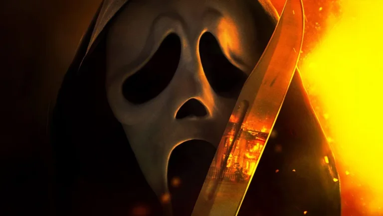 scena iz filma Vrisak 7 Ghostface maska
