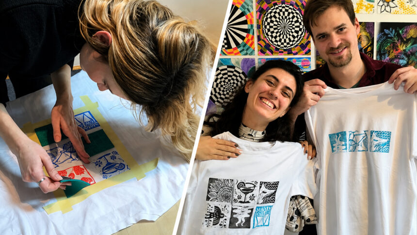 Street art festival: Radionica linoreza i linoprinta na tekstilu