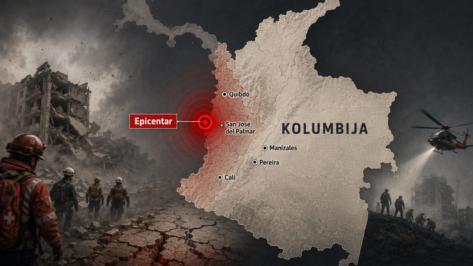 Zemljotres u Kolumbiji: Razmere katastrofe sve veće