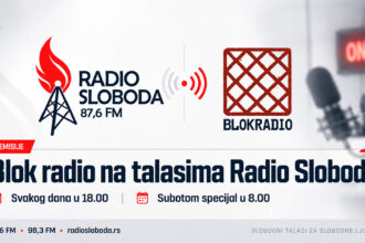 Blok radio od danas na FM talasima Radio Slobode