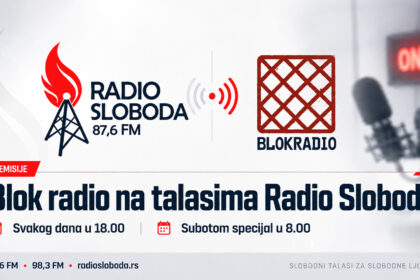 Blok radio od danas na FM talasima Radio Slobode