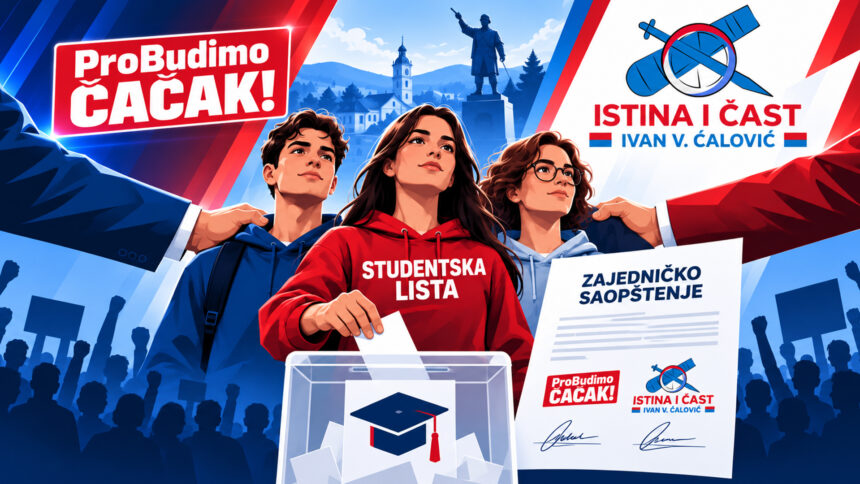 Istina i čast i ProBudimo Čačak: Svi resursi Studentskoj listi