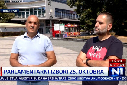 Matović i Voštinić za N1: Sada počinje ozbiljna borba za svaki glas
