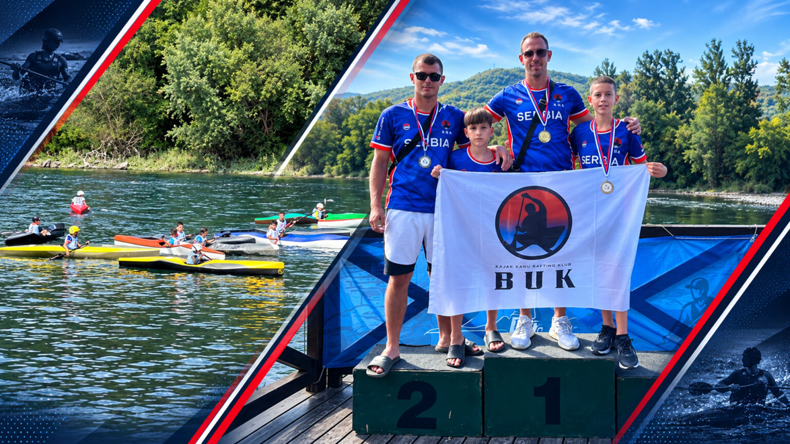 KKRK Buk ne staje: Tri medalje na Drinskom maratonu