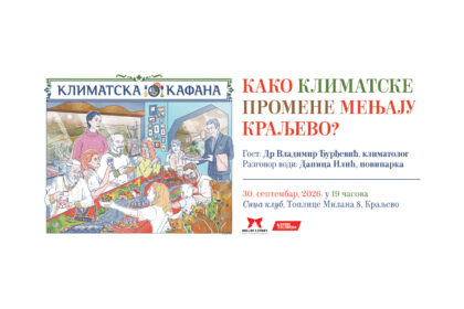 Kako klimatske promene menjaju Kraljevo? Odgovori u Klimatskoj kafani