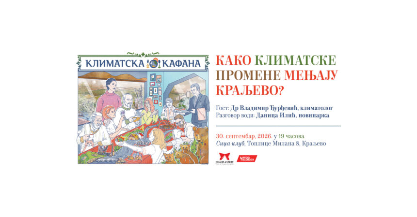 Kako klimatske promene menjaju Kraljevo? Odgovori u Klimatskoj kafani