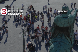 Izbori2026: Studenti krenuli biciklima kroz Srbiju: „Čuvari Ustava“