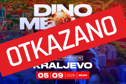 Konačna potvrda organizatora: Dino Merlin neće pevati u Kraljevu