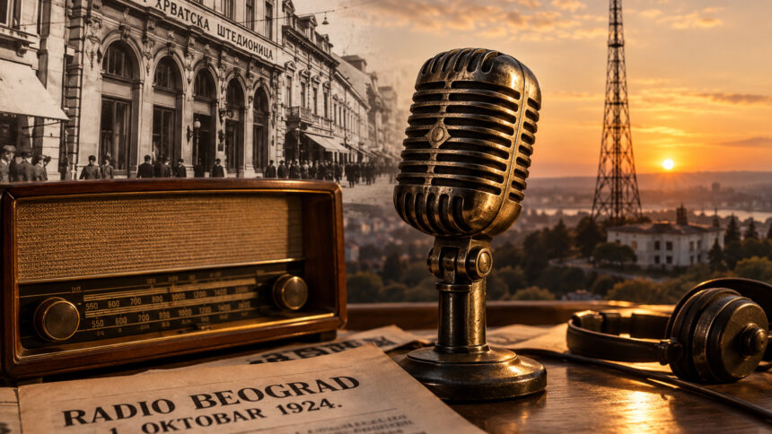Pre tačno 102 godine, 1. oktobra 1924, Radio Beograd počeo je redovno emitovanje programa. Studio se nalazio u zgradi Prve hrvatske štedionice u Knez Mihailovoj 42, dok je program emitovan preko radio-telegrafskog postrojenja u Rakovici. 102 godine Radio Beograda: Od prvog signala iz Rakovice do danas