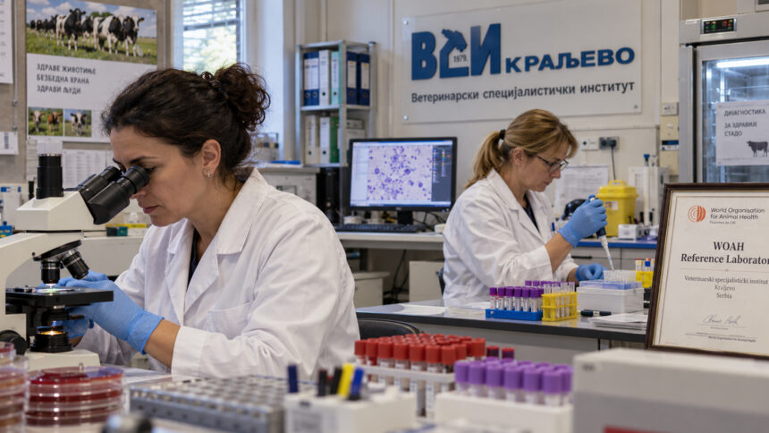 Veterinarski specijalistički institut Kraljevo zvanično je imenovan za referentnu laboratoriju Svetske organizacije za zdravlje životinja (WOAH) za bolest kvrgave kože, čime je dobio značajno međunarodno priznanje za stručnost u dijagnostici, istraživanju i kontroli zaraznih bolesti životinja. Međunarodno priznanje Veterinarskom institutu Kraljevo