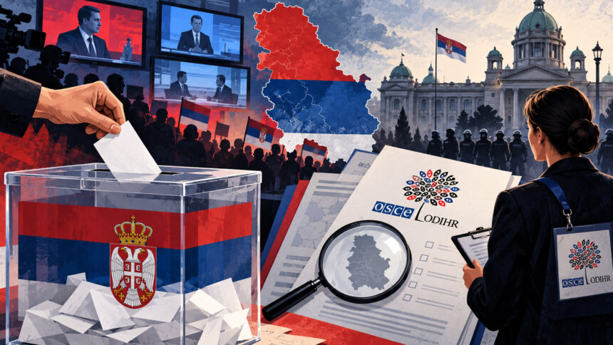Misiju su činili predstavnici Kancelarije OEBS-a za demokratske institucije i ljudska prava (ODIHR), Parlamentarne skupštine OEBS-a, Parlamentarne skupštine Saveta Evrope i Evropskog parlamenta. ODIHR: Izbornu kampanju obeležili pritisci i zloupotreba resursa